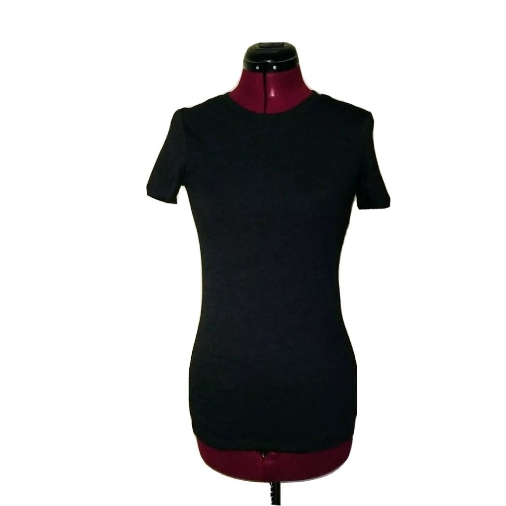 Clementine T-Shirt Black Women’s Size Small Crew Neck Short Sleeve Casual Top